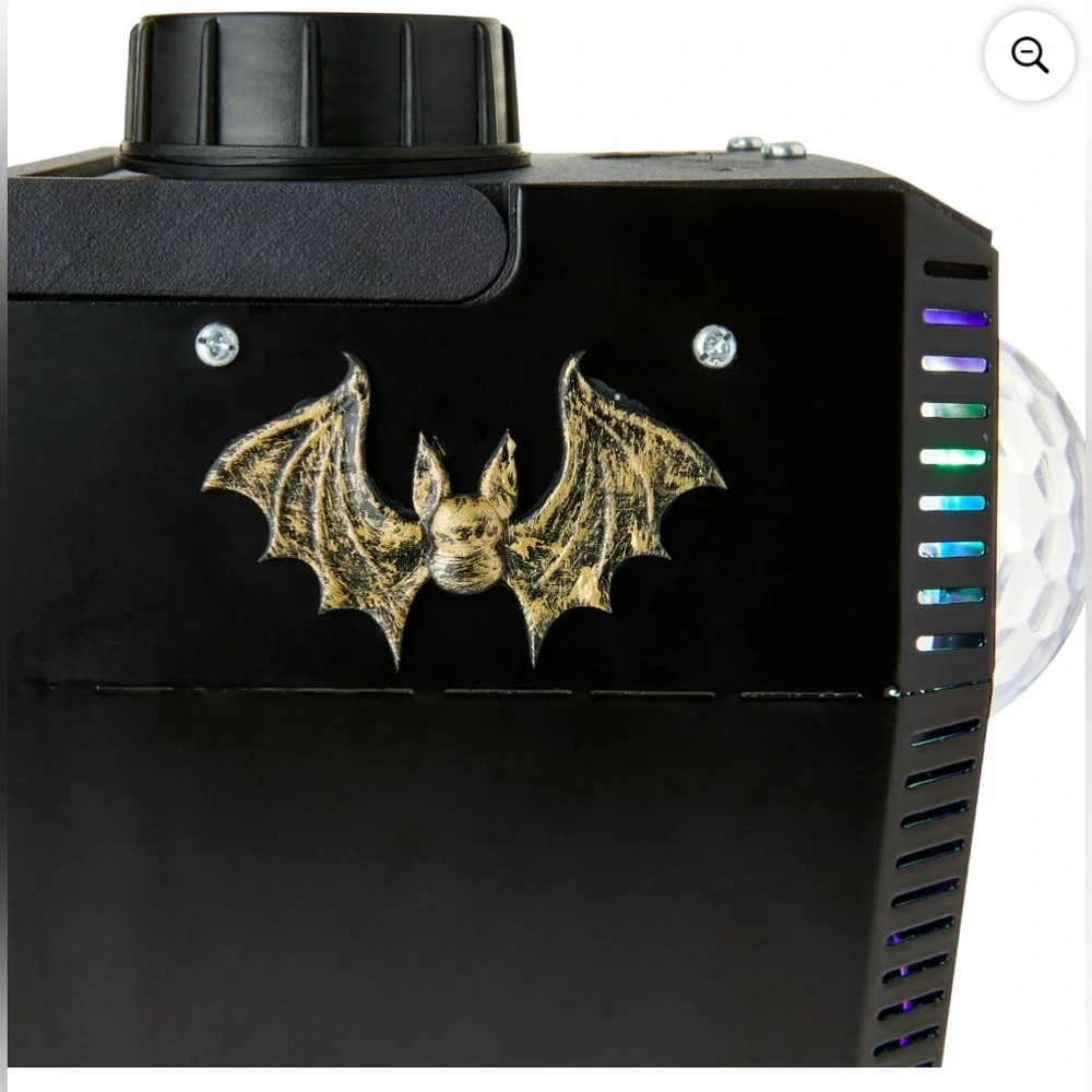 Strobing color change coffin light w/ fog effects NEW in box remote controlled